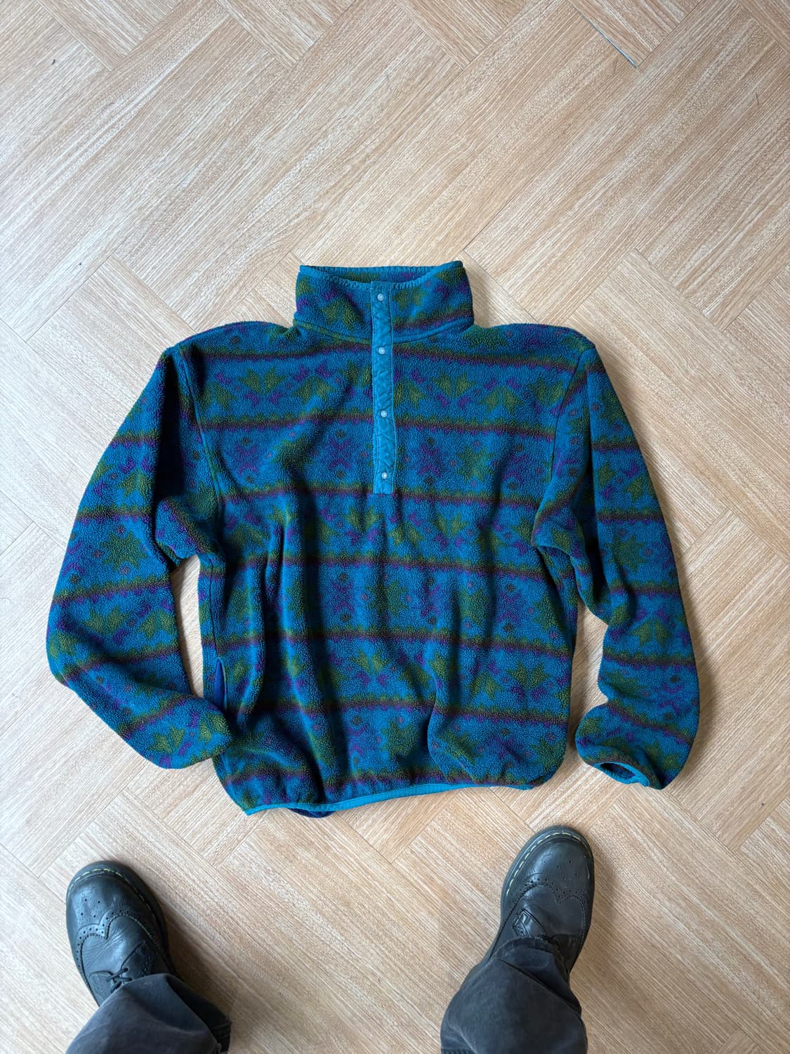 90s LL Bean 패턴 플리스 상품이미지2