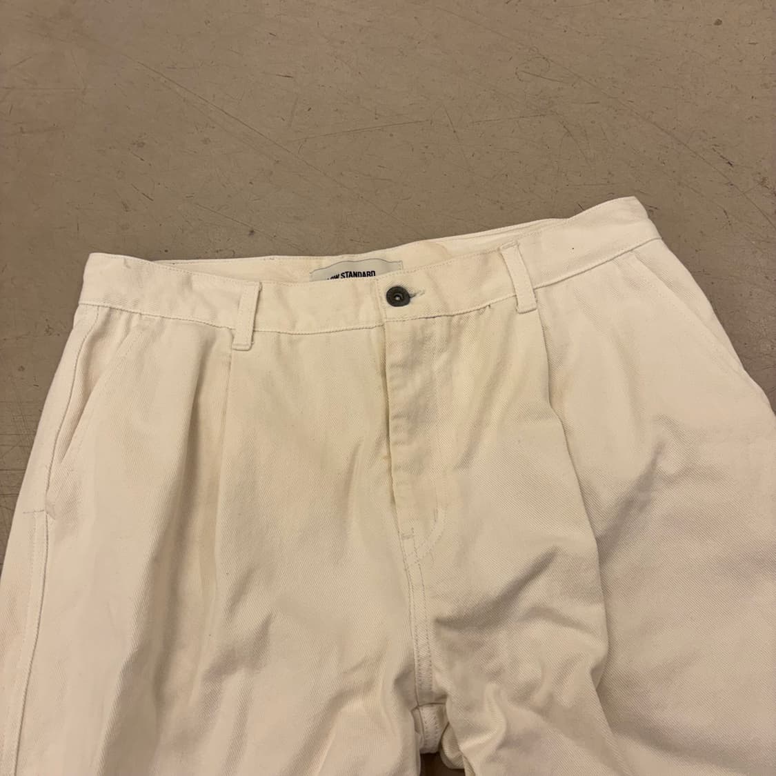 비슬로우 스탠다드 와이드 코튼 팬츠 상품이미지2