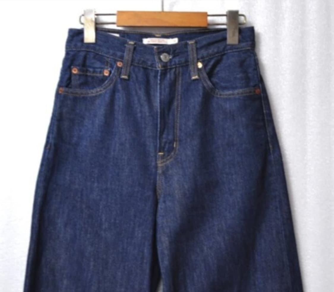 리바이스/여성와이드데님팬츠(허리25) 상품이미지3