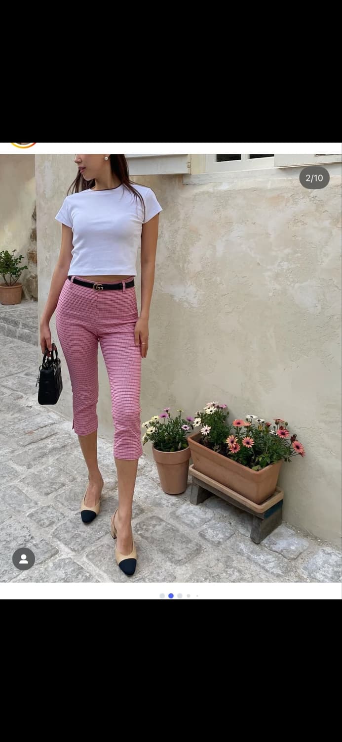 Memo 오드리 팬츠 멀티 핑크 S 상품이미지2