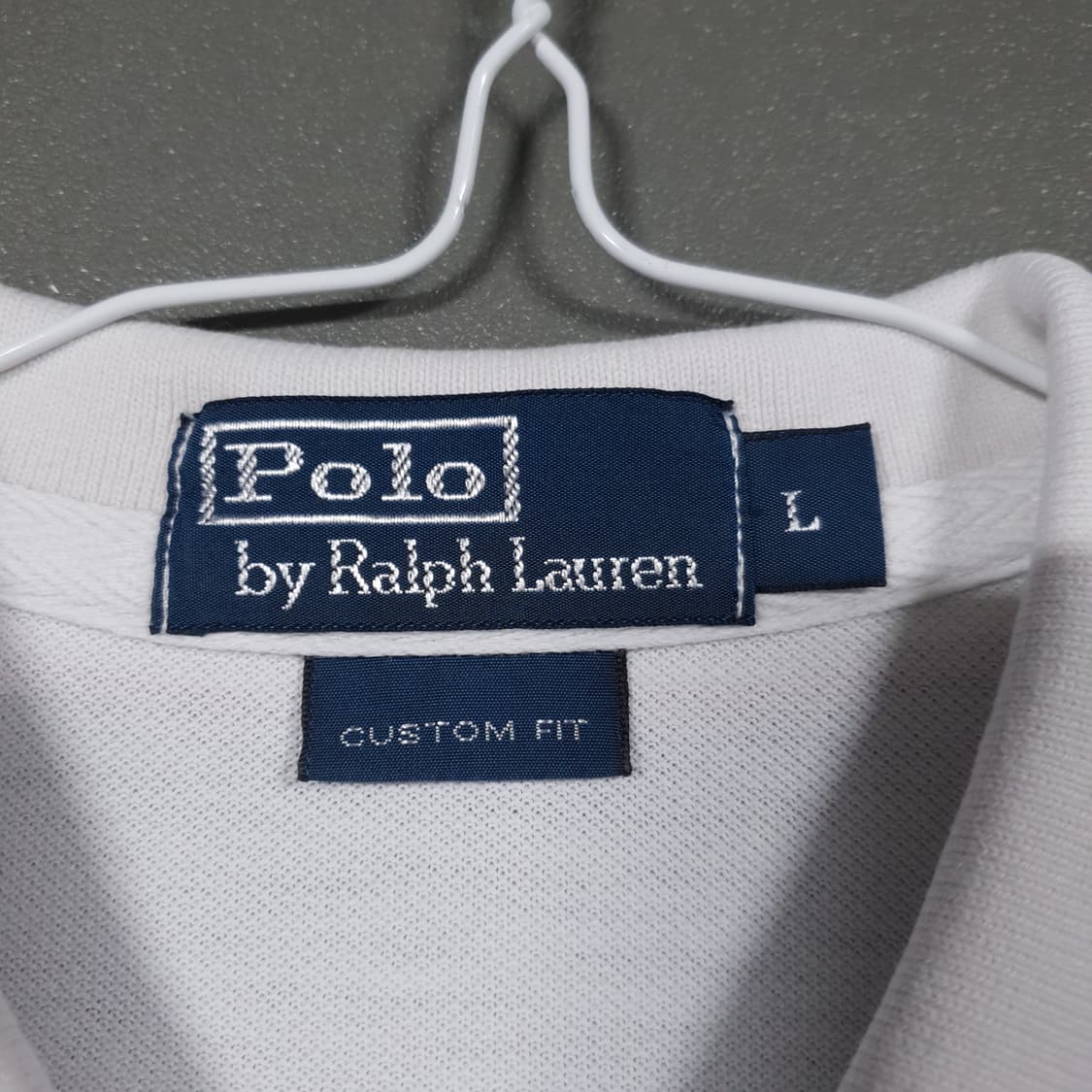 L) 폴로 랄프로렌 USA 빅포니 치프키프 반팔 카라티 피케 셔츠 화이트 상품이미지5