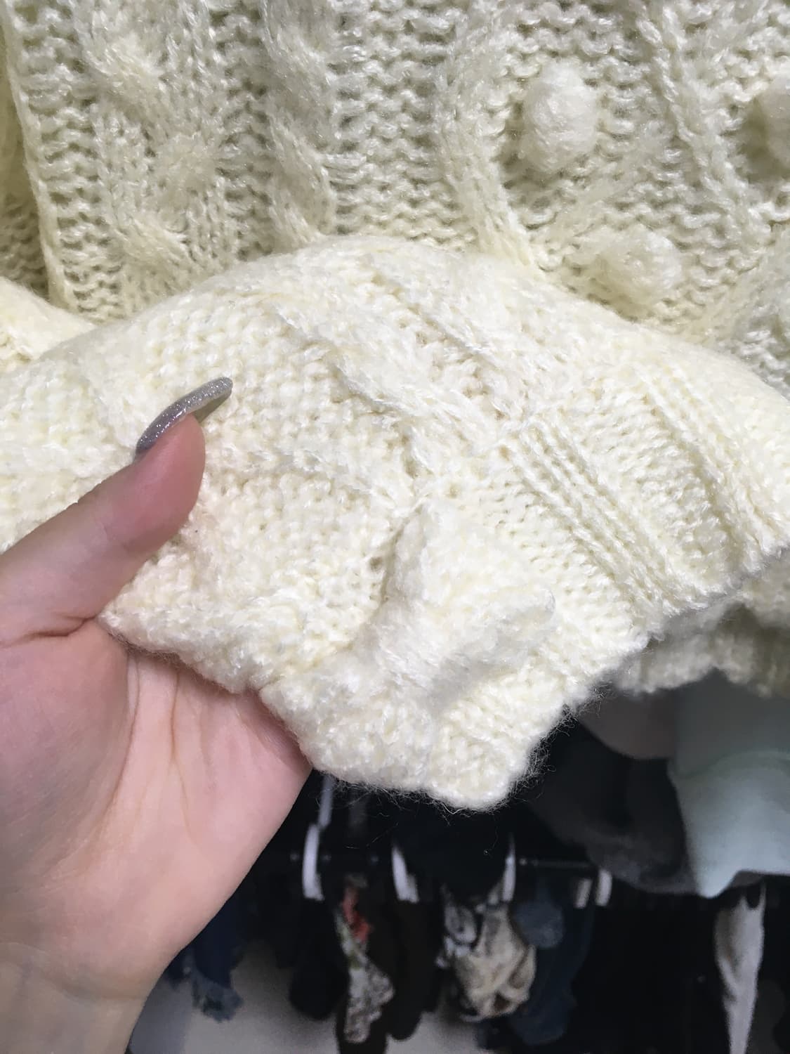 리즈리사 후와후와 리본 니트 상품이미지2