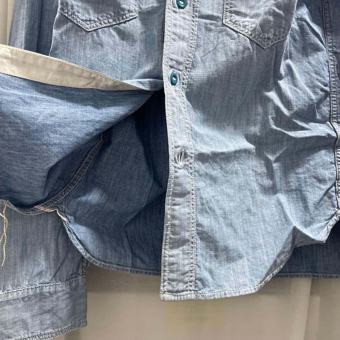 리얼맥코이/ USN 샴브레이 셔츠/ 95 상품이미지8