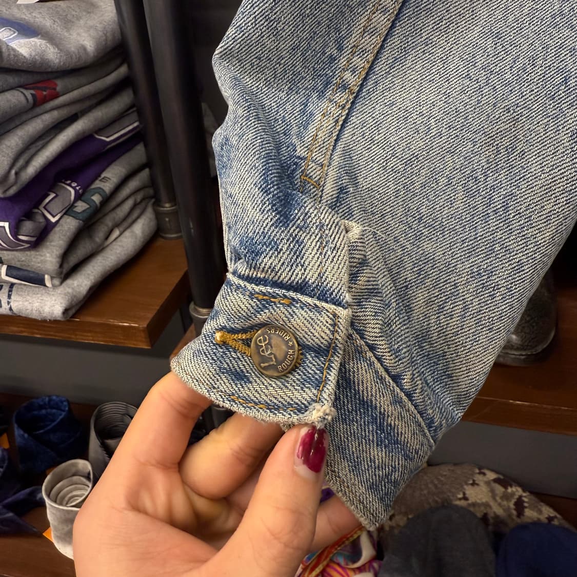 80s LEE 빈티지 리 101J 스톰 라이더 블랭킷 데님 자켓 N000 상품이미지8