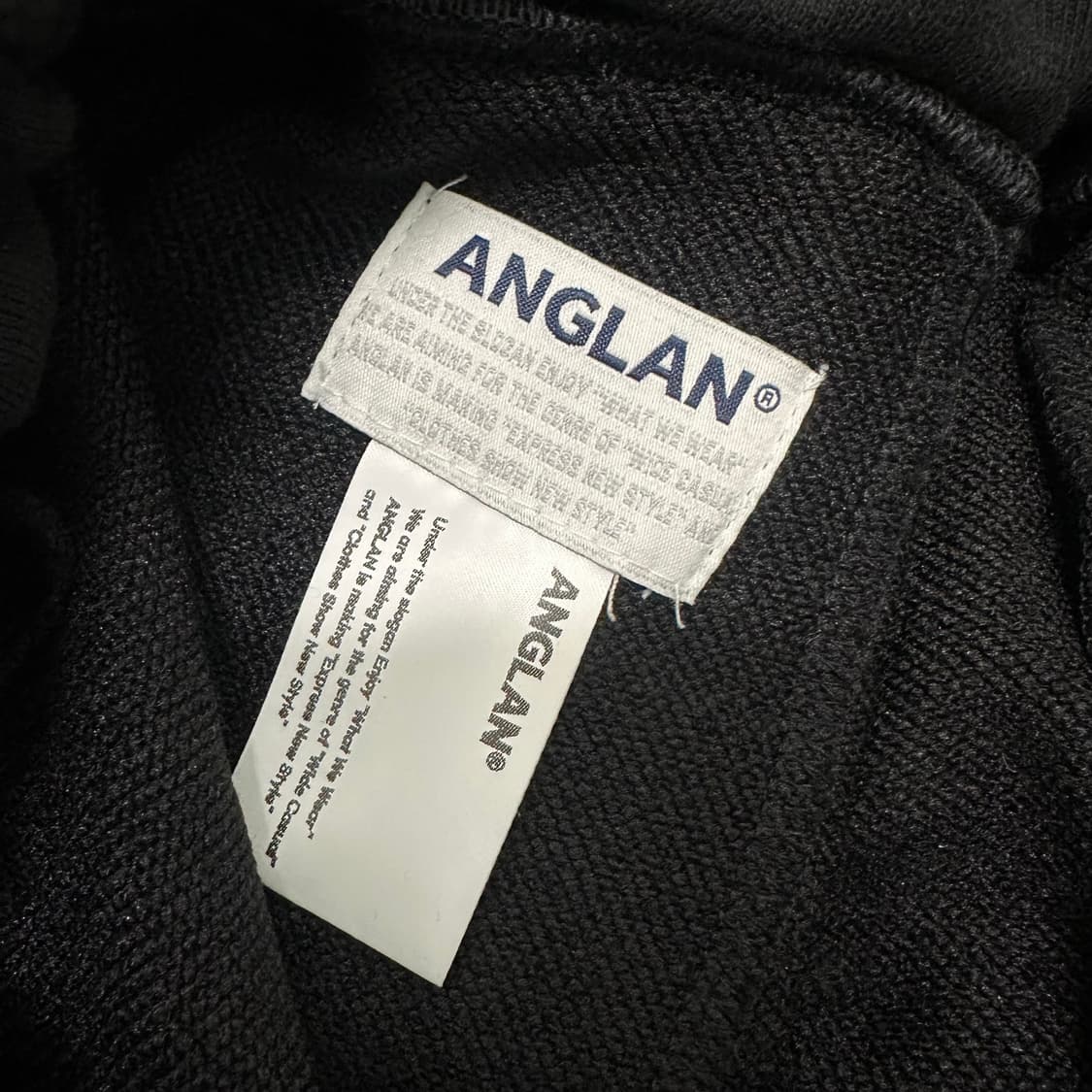 ANGLAN 앵글런 와이드 벌룬 팬츠 블랙 상품이미지2