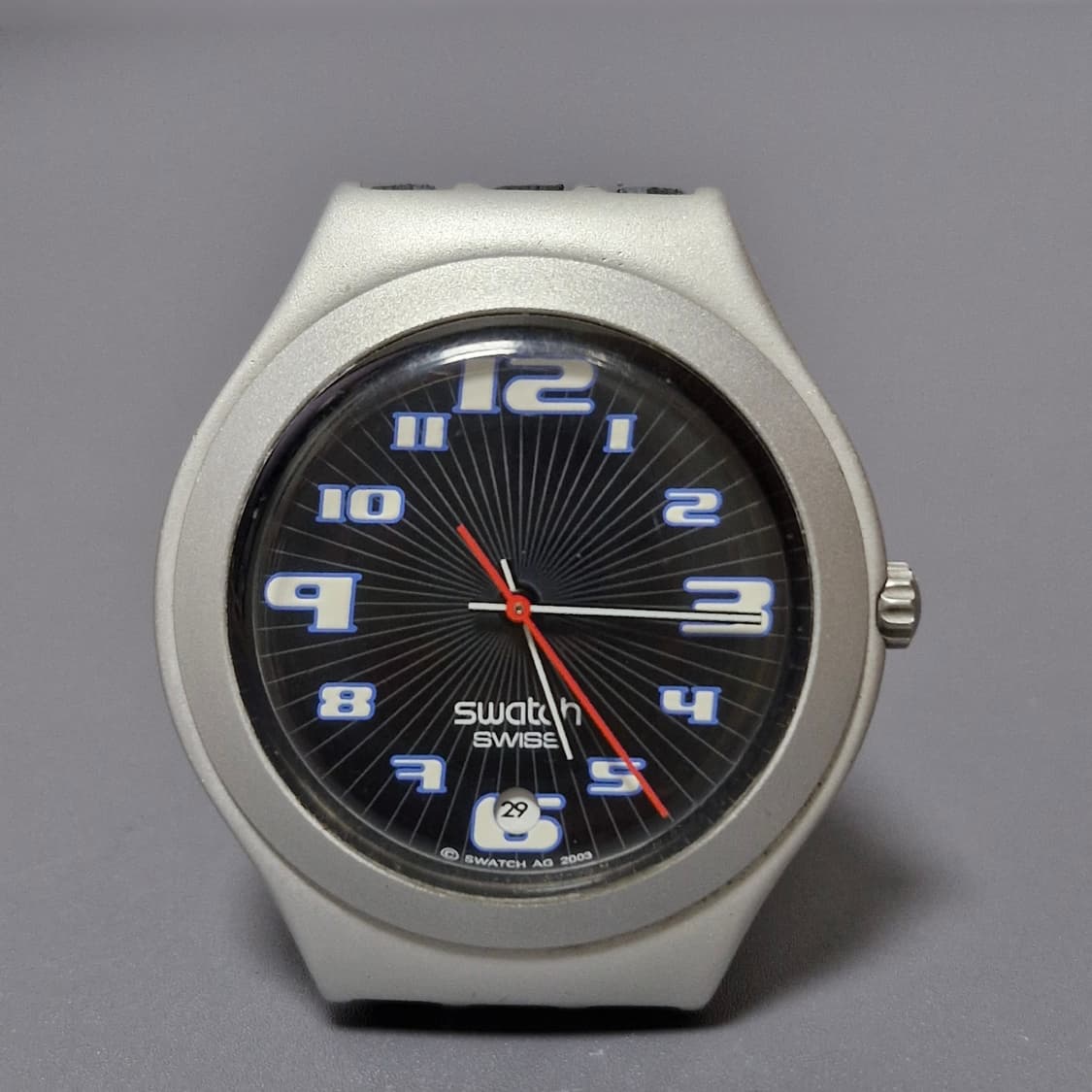 03) 스와치 아이러니 빅 ON TRACK 시계 상품이미지4