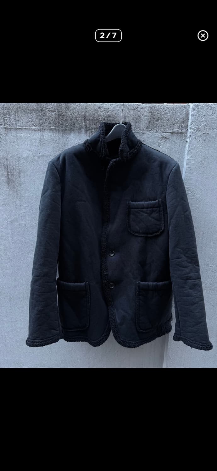 꼼데가르송 옴므 로우컷 쉐어링 무스탕 자켓 상품이미지2