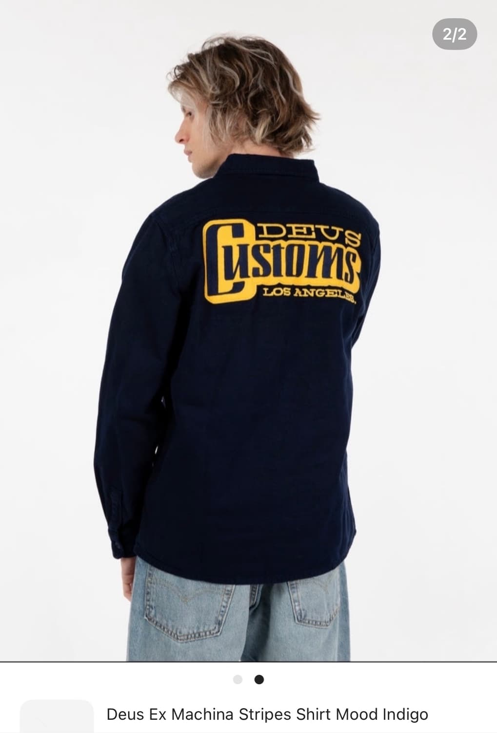 데우스 마키나 스트라이프 셔츠 상품이미지1