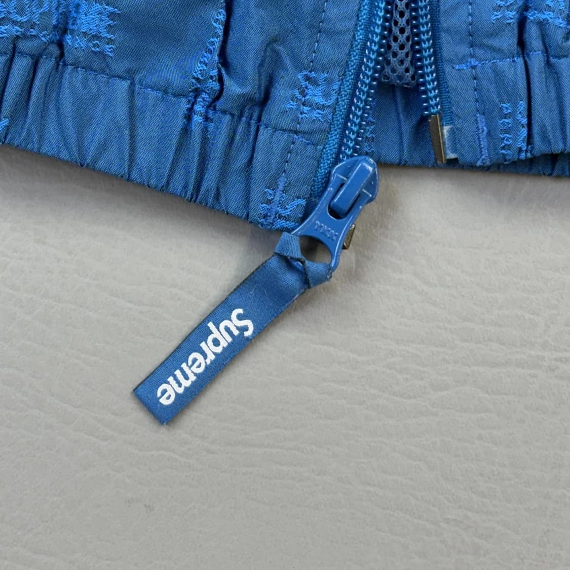 16SS 슈프림 자카드 윈드브레이커 블루 상품이미지6