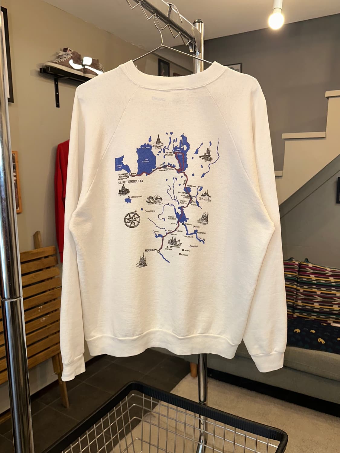 80-90‘s Screen Stars Souvenir sweatshirt 상품이미지4