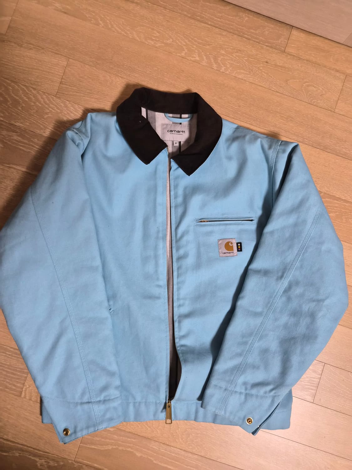 (고정 가격) 칼하트 아이앱 스튜디오 디트로이트 자켓 밀키 블루 M사이즈 상품이미지1