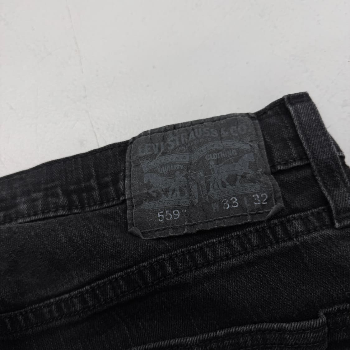 리바이스 559 흑청 새깅 워싱 스케이터 데님팬츠   [Price] 75 상품이미지6