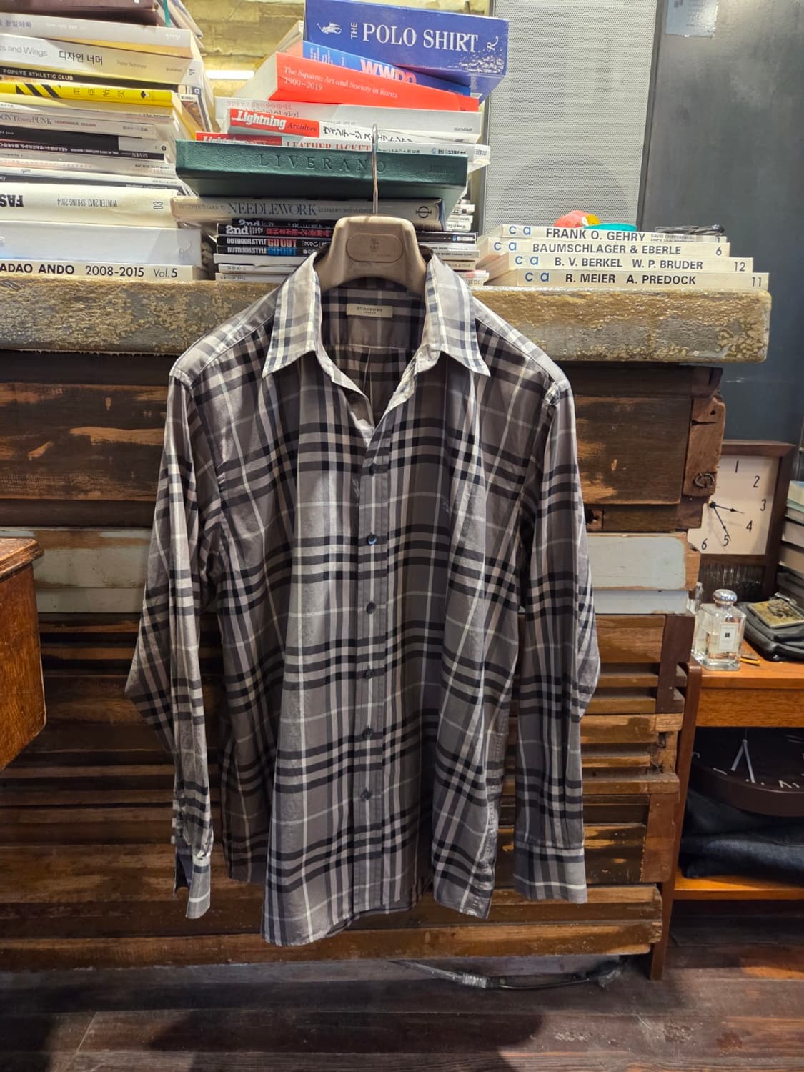 버버리 클래식 노바패턴셔츠 상품이미지1