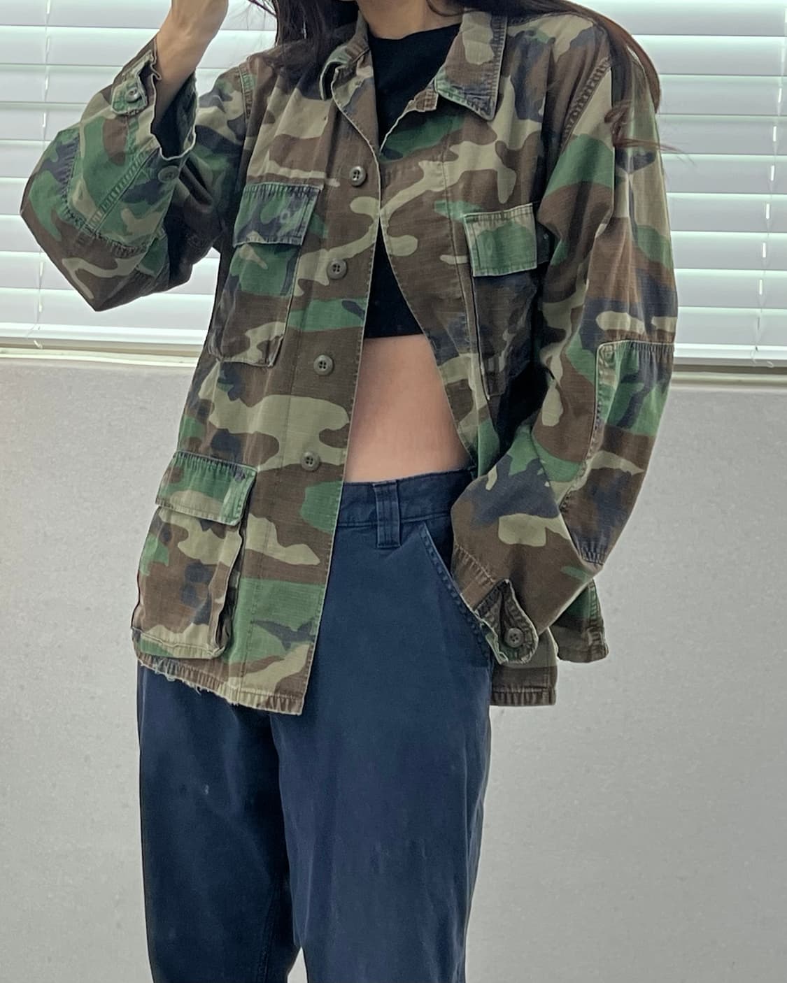 (S-R)80'S WOODLAND ARMY JACKET-M1836 상품이미지1