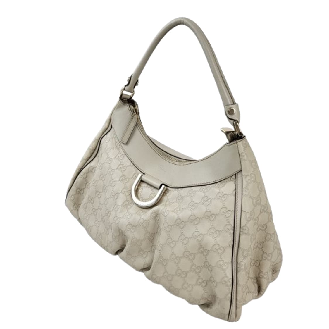 정품 구찌 시마 레더 D링 호보 숄더백 라지 상품이미지4