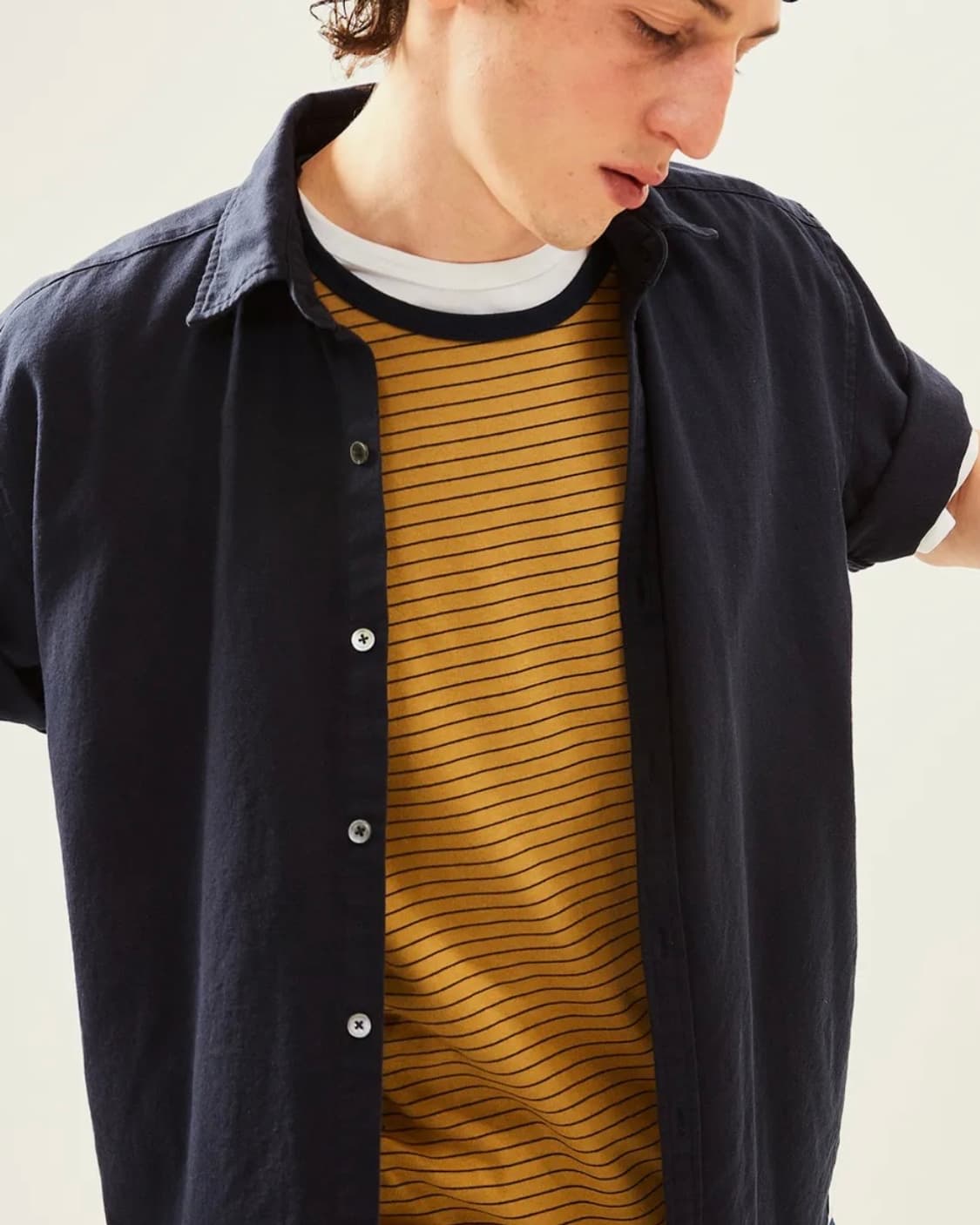 라벨아카이브 롤업 반팔셔츠 상품이미지4