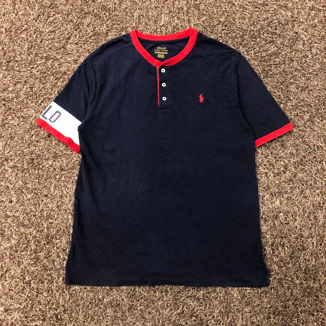 XL 폴로 랄프로렌 걸스 헨리넥 반팔 티셔츠 상품이미지1