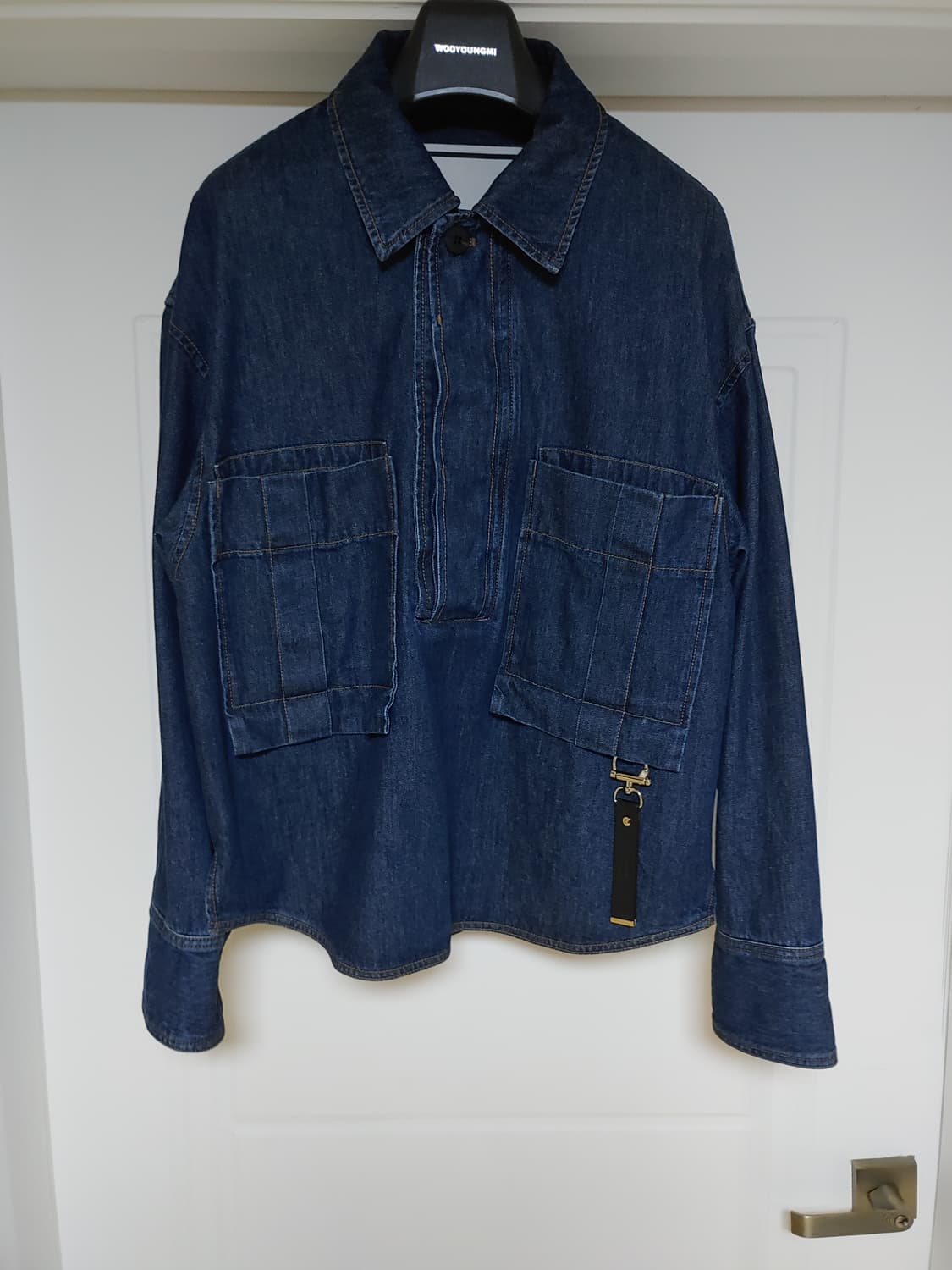 우영미 21fw 컬렉션 데님 아노락 팝니다 상품이미지5