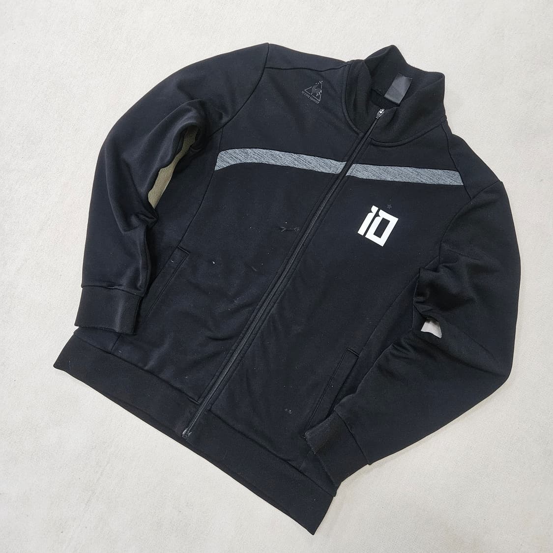 L 르꼬끄 블랙 져지 집업 0319Y 상품이미지1