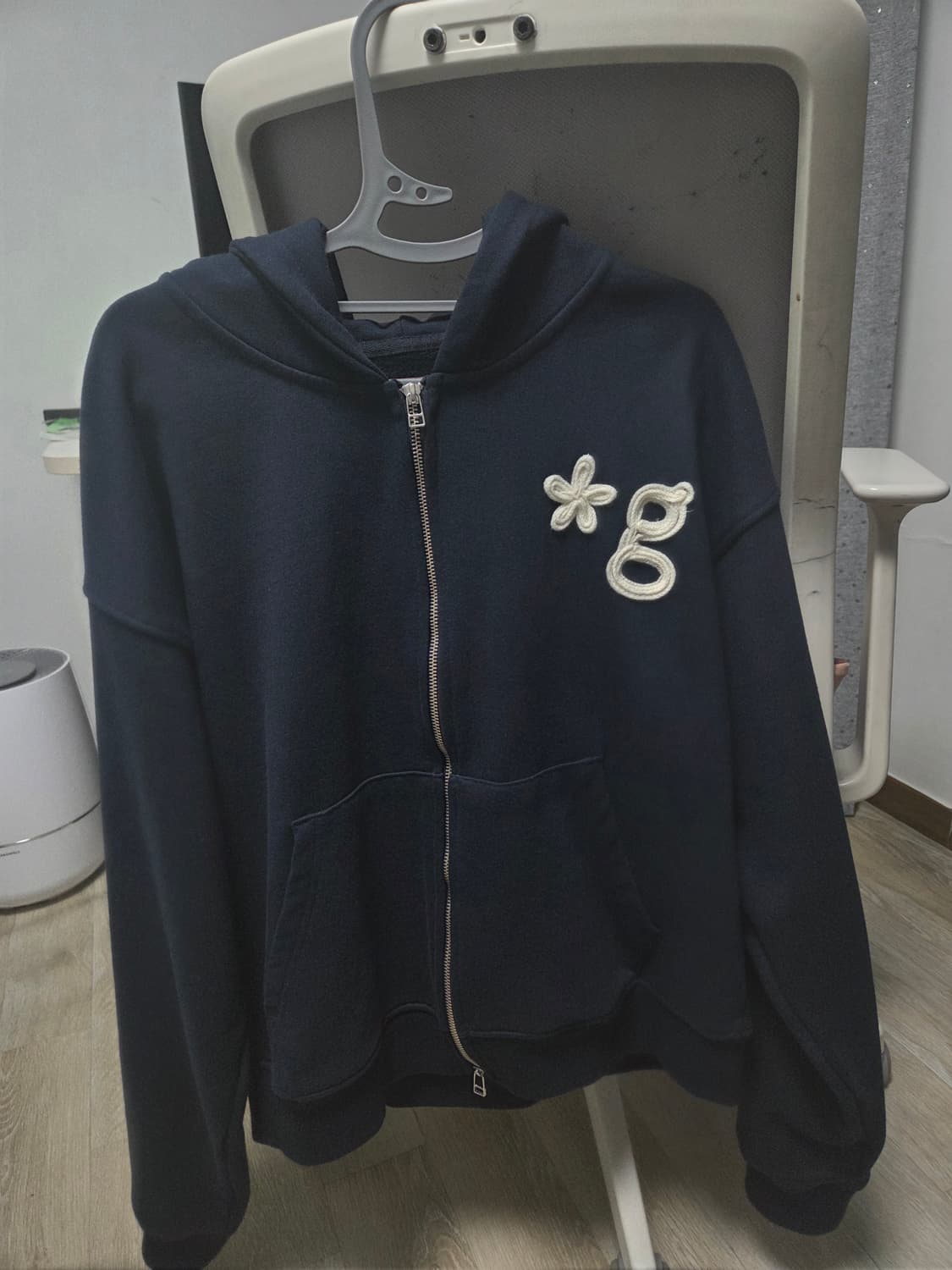 글런든 네이비 후드집업 2사이즈 상품이미지1