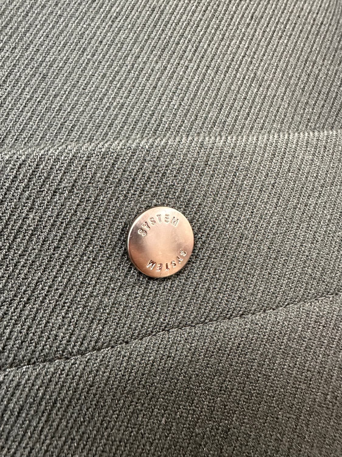 (100)시스템옴므 21FW 오버핏 울 트러커 자켓 카키 상품이미지4