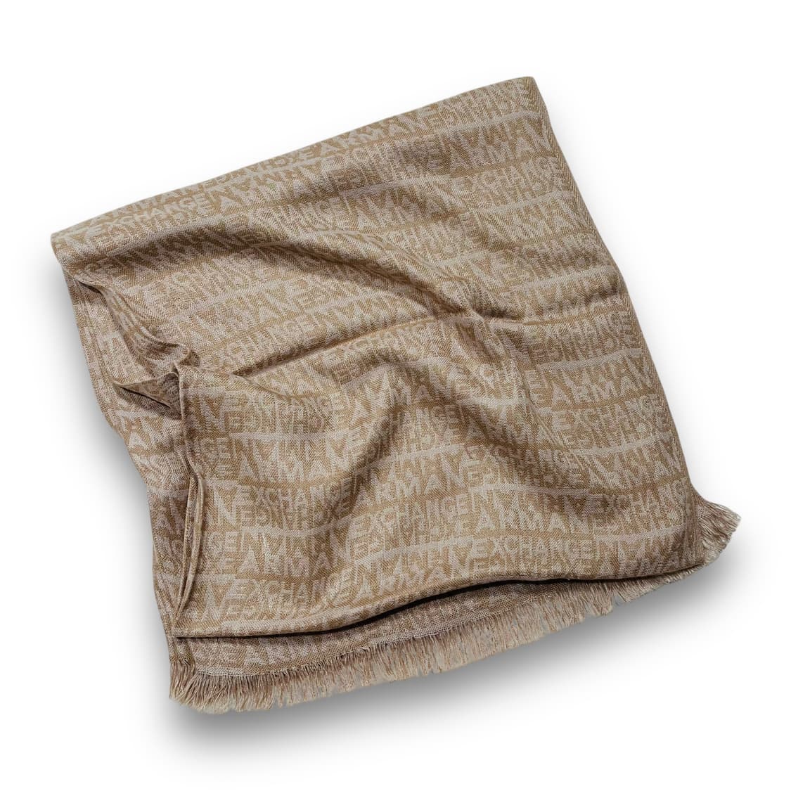 아르마니 익스체인지 스펠아웃 로고 빈티지 머플러 상품이미지2