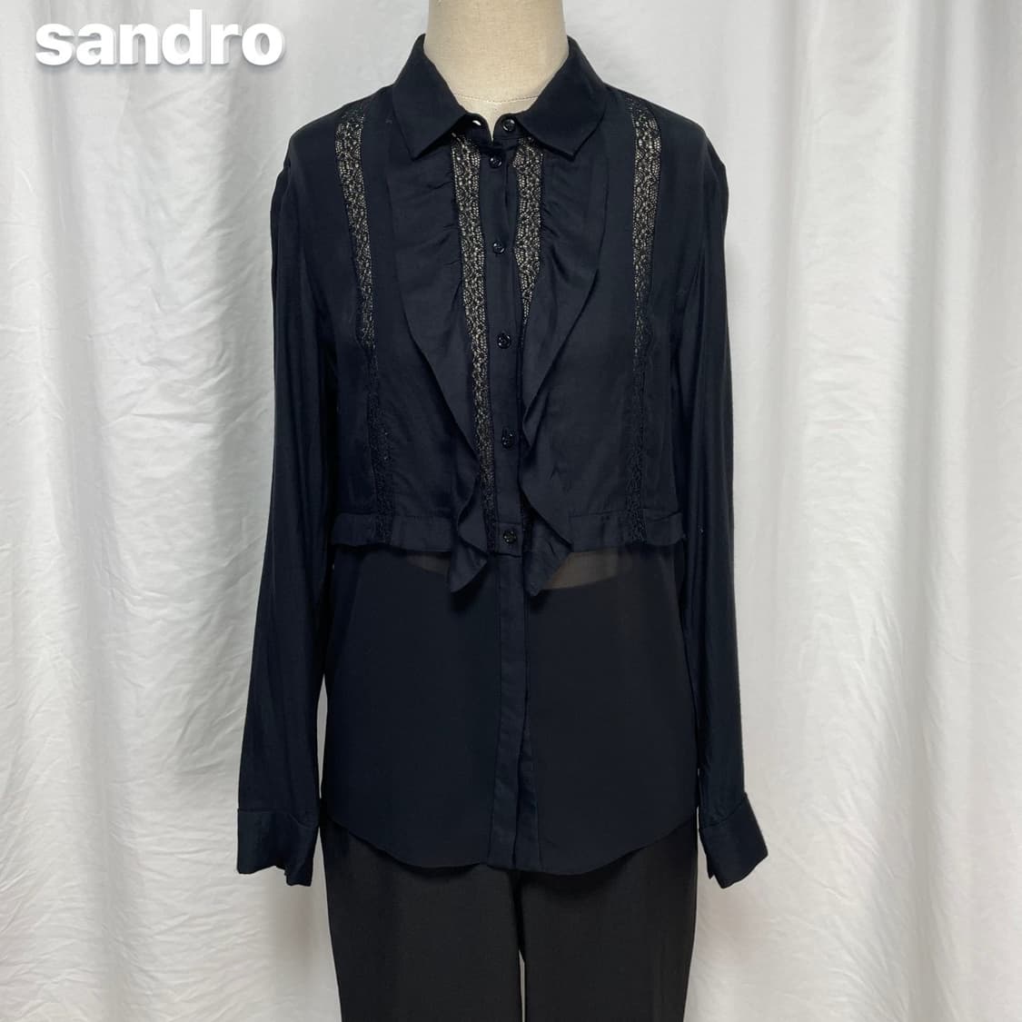 [79-160] 산드로 블라우스 (새상품급) 상품이미지2