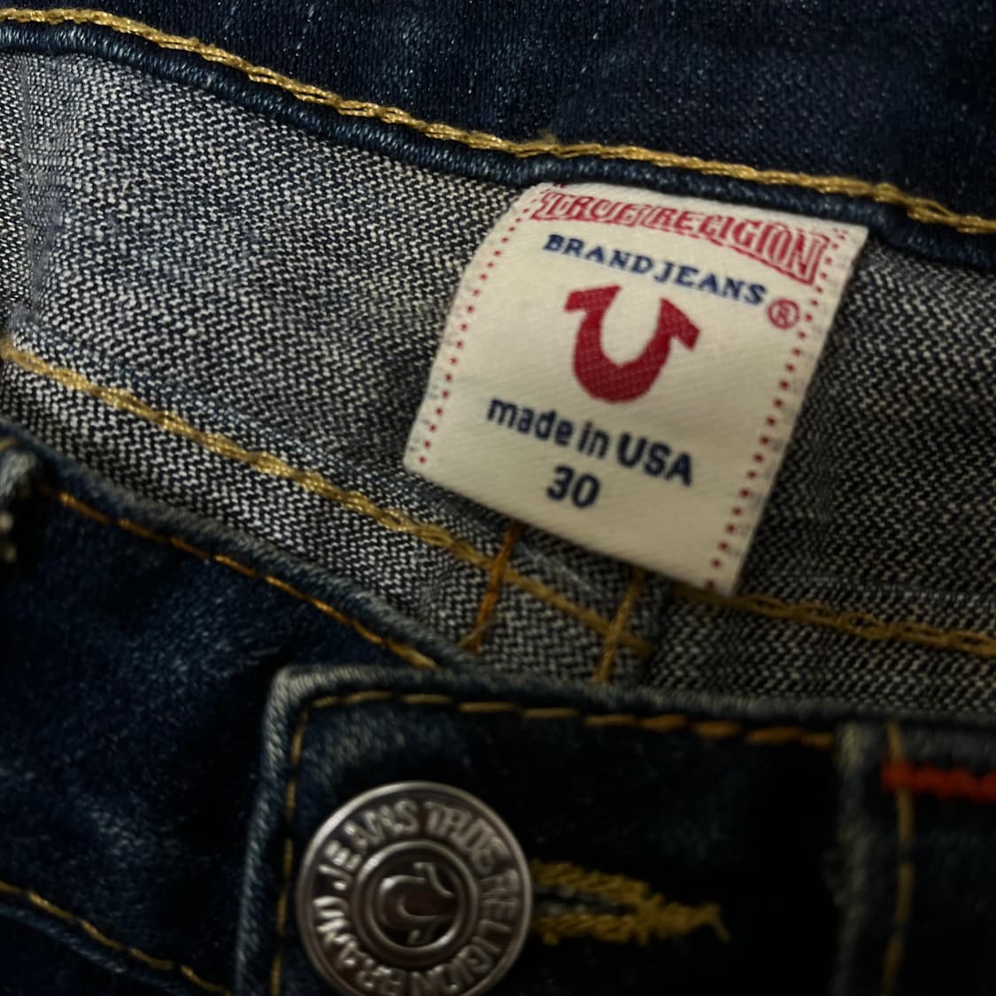 트루릴리전 여성 부츠컷 데님 청바지 30 상품이미지9