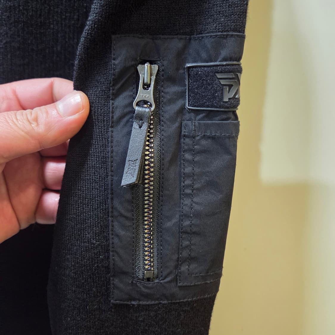 pxg 폴라 하프 니트 집업 상품이미지4