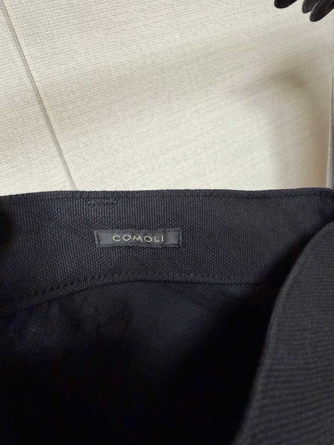 comoli 코모리 26ss 코튼 덕 페인터 팬츠 블랙 3 상품이미지3