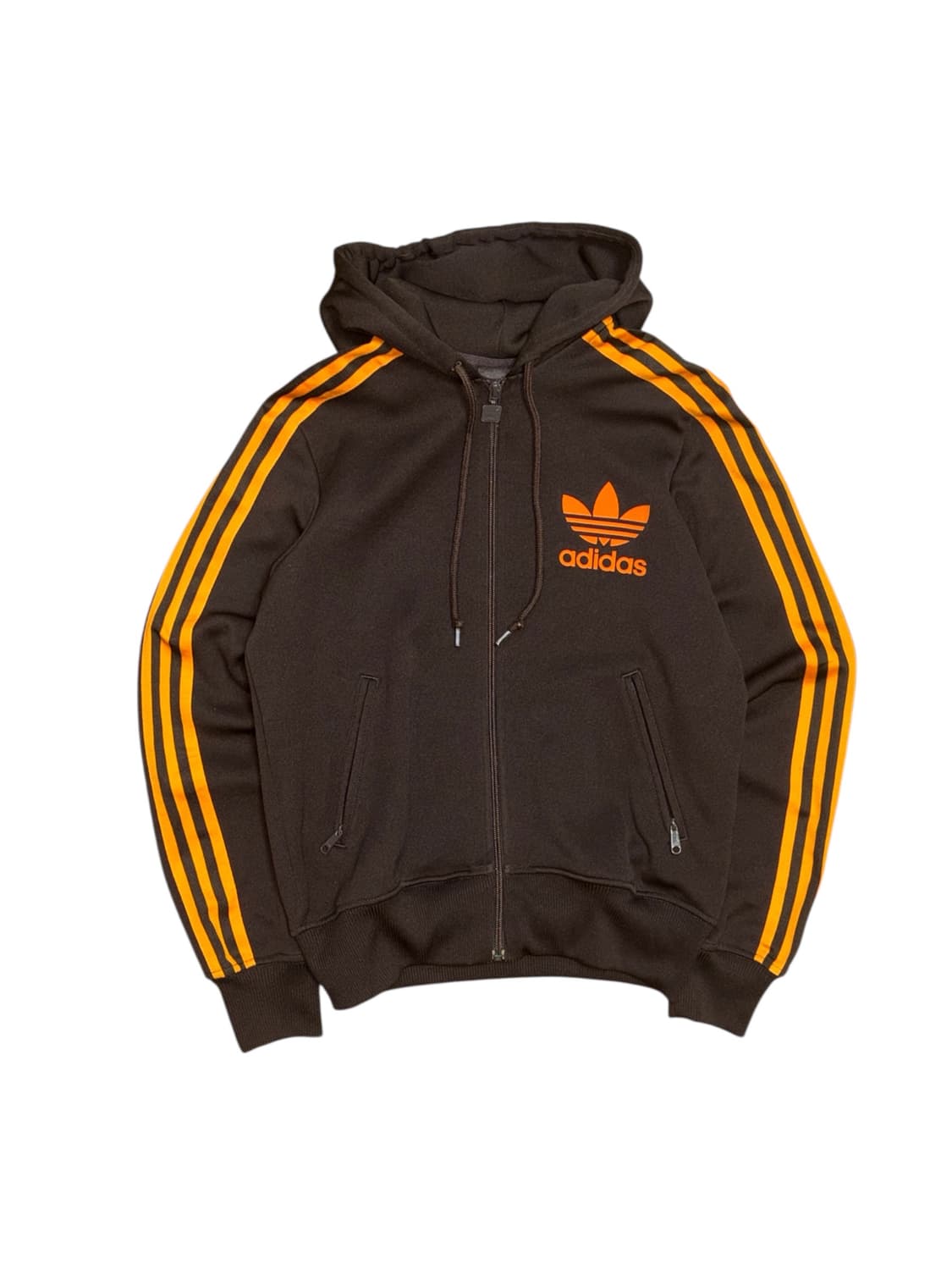 아디다스 딥브라운 (초코감귤) 후드 플락 후드져지  상품이미지2