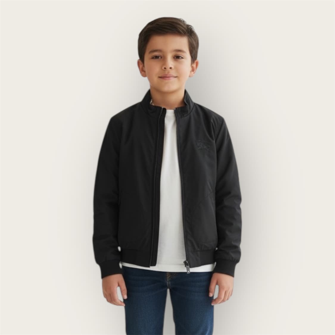 8Y/ 버버리 칠드런 기마병 로고 봄버 자켓 상품이미지1