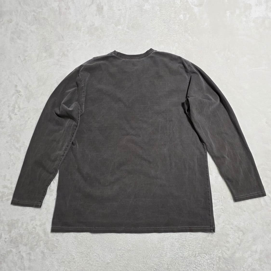 (L)다이클레즈 피그먼트 포켓 자수 티셔츠 상품이미지3