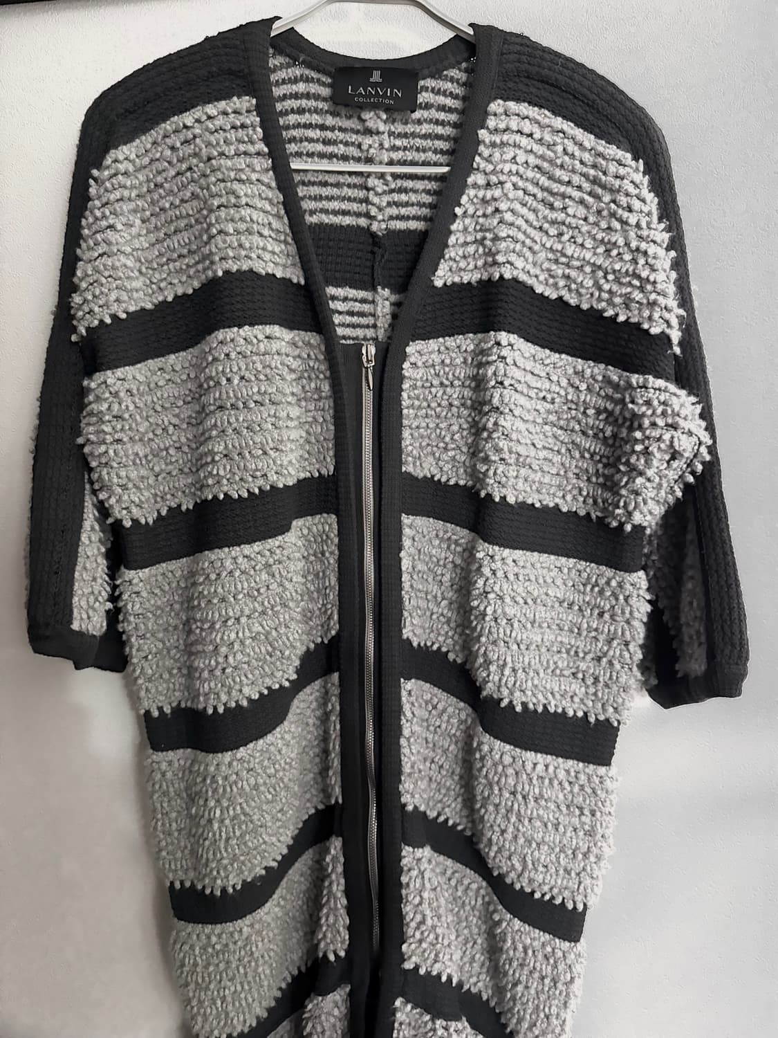 랑방 울 앙고라 뽀글이 가디건 상품이미지2