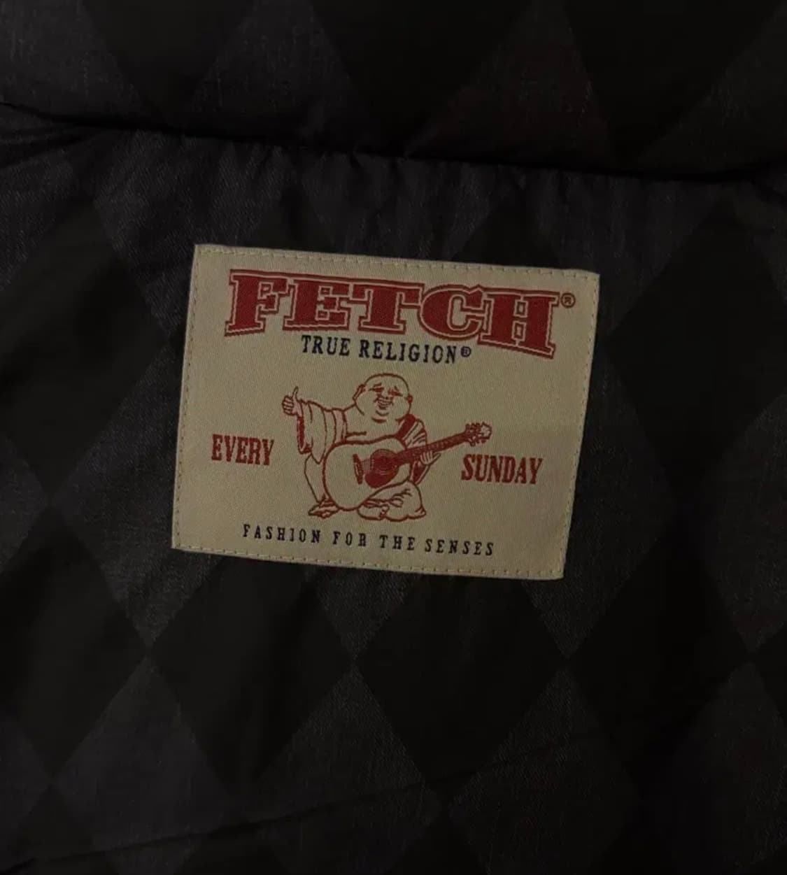 [XL]  FETCH 페치 x 트루릴리젼 패딩 블랙 상품이미지3