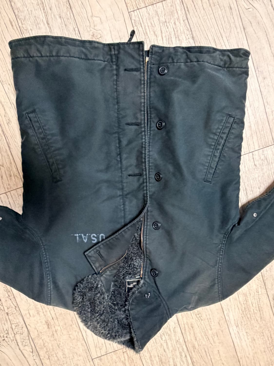 알파인더스트리 n-1 덱자켓 블랙 L 사이즈 상품이미지1