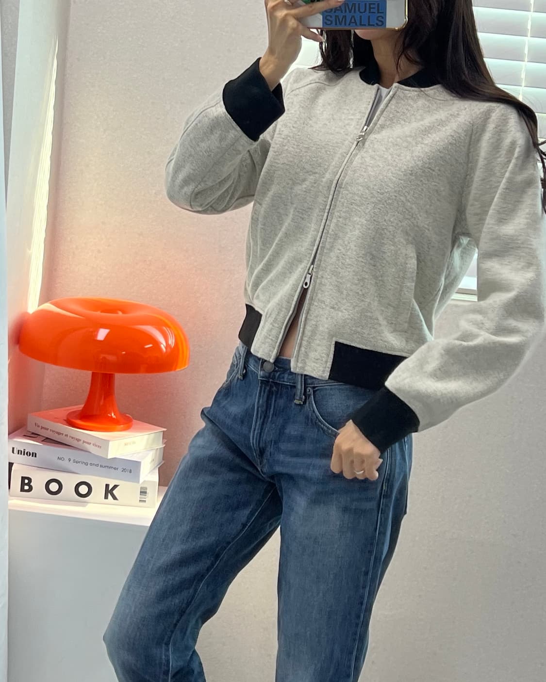 (WOMEN)NONE 스타디움 자켓-M1358 상품이미지6