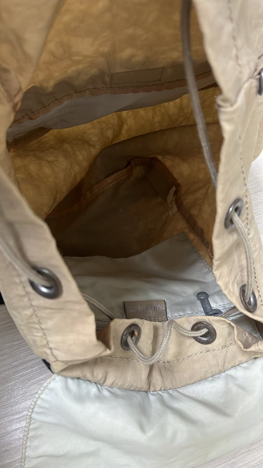 빈티지 키플링 베이지 백팩 상품이미지4