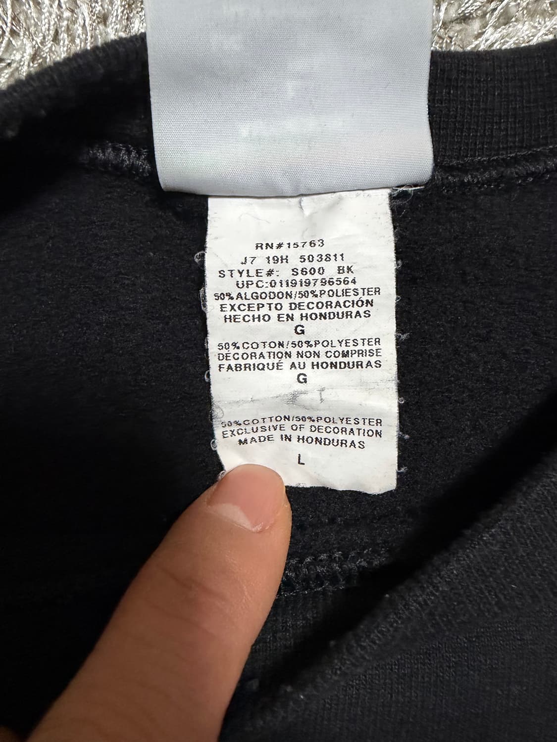 [L] 챔피온 무지 기모 맨투맨 상품이미지4