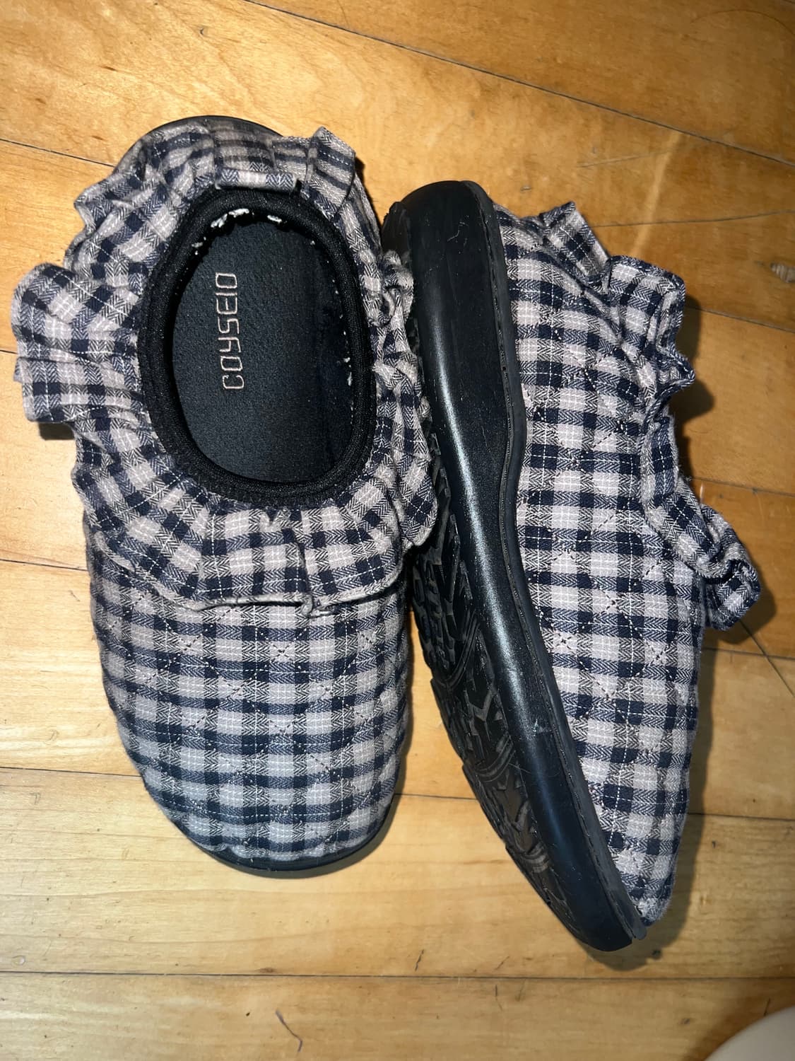 COYSEIO X SUBU FLUFF CHECK PADDING SHOES 상품이미지5