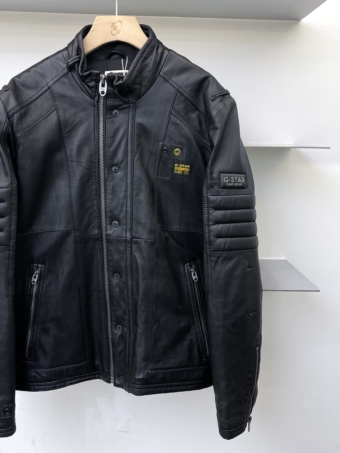 지 스타 로우 MFD 바이커 레더 자켓 상품이미지4