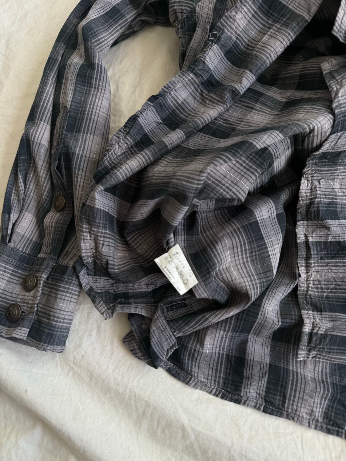 락시크 펑크 체크 셔츠 상품이미지7