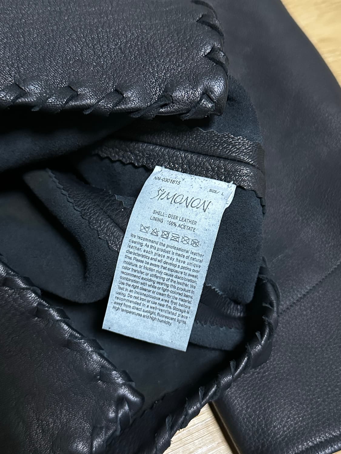 L 새제품 택포320만)25ss NICENESS SIMONON Black 상품이미지6