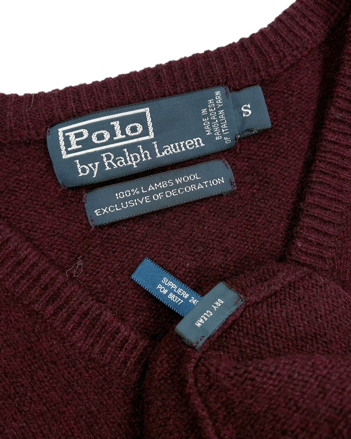 폴로랄프로렌 램스울 브이넥 니트 상품이미지3