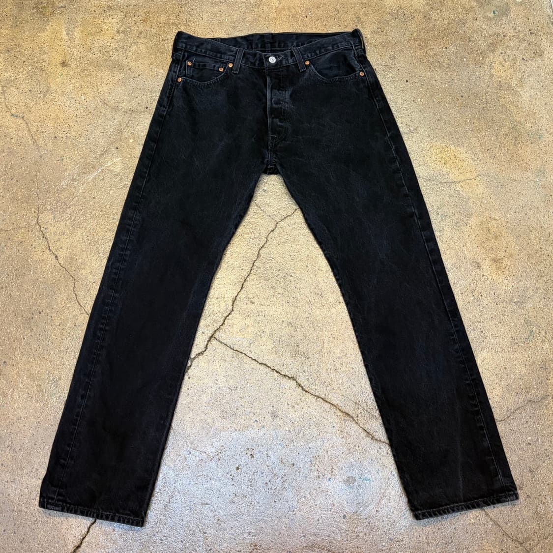 미국 빈티지 리바이스 501 블랙진 청바지 상품이미지1
