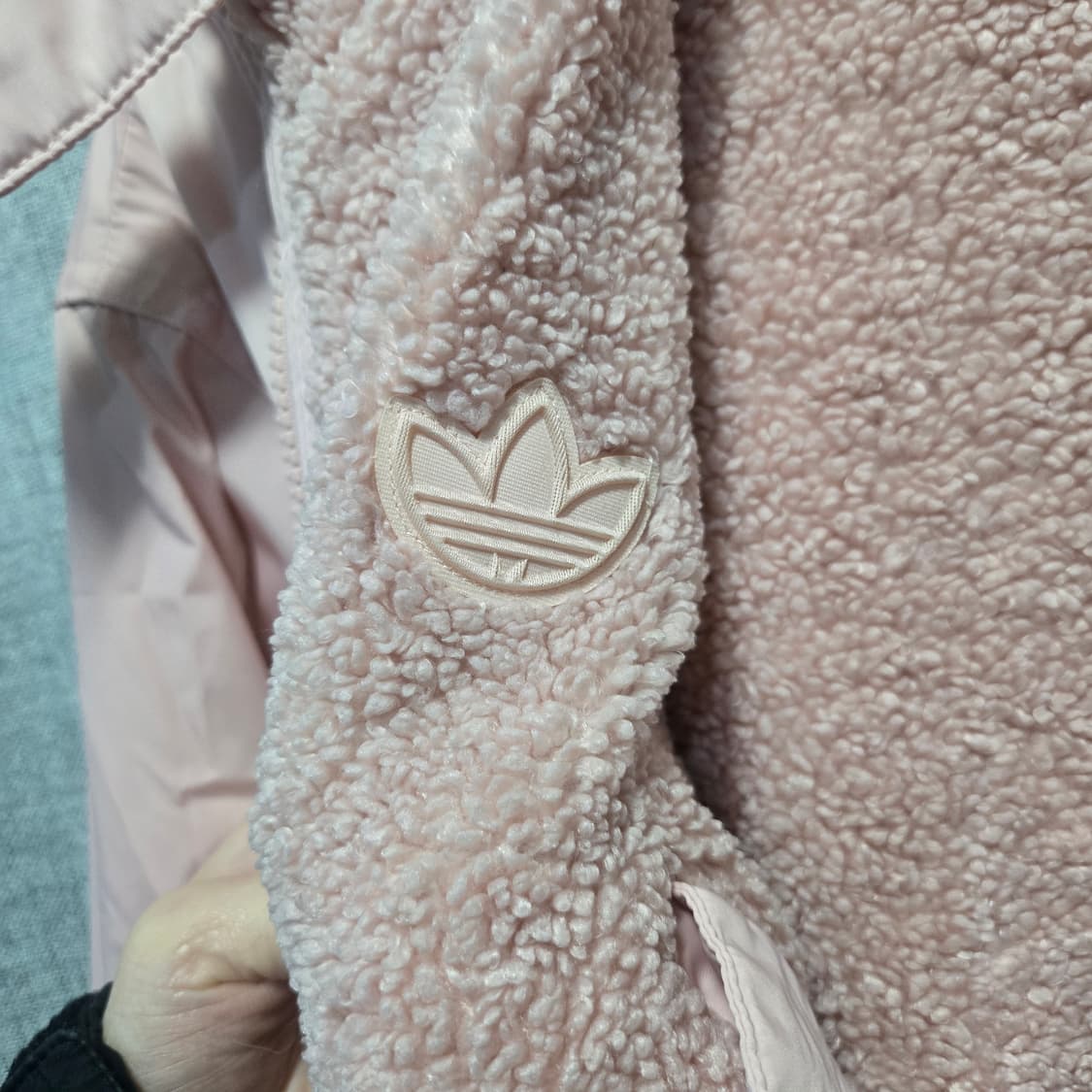 아디다스 핑크 롱 리버시블 패딩  상품이미지7