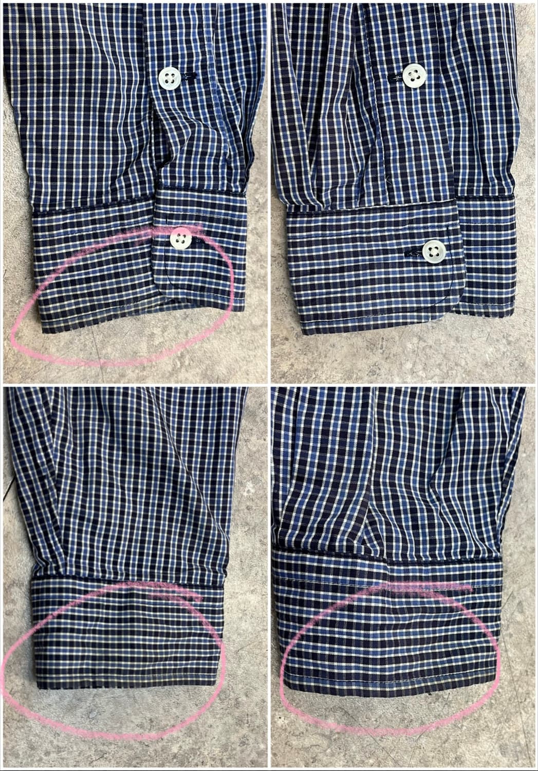 폴로 랄프로렌 체크 셔츠 네이비 95 #csz3082 상품이미지10