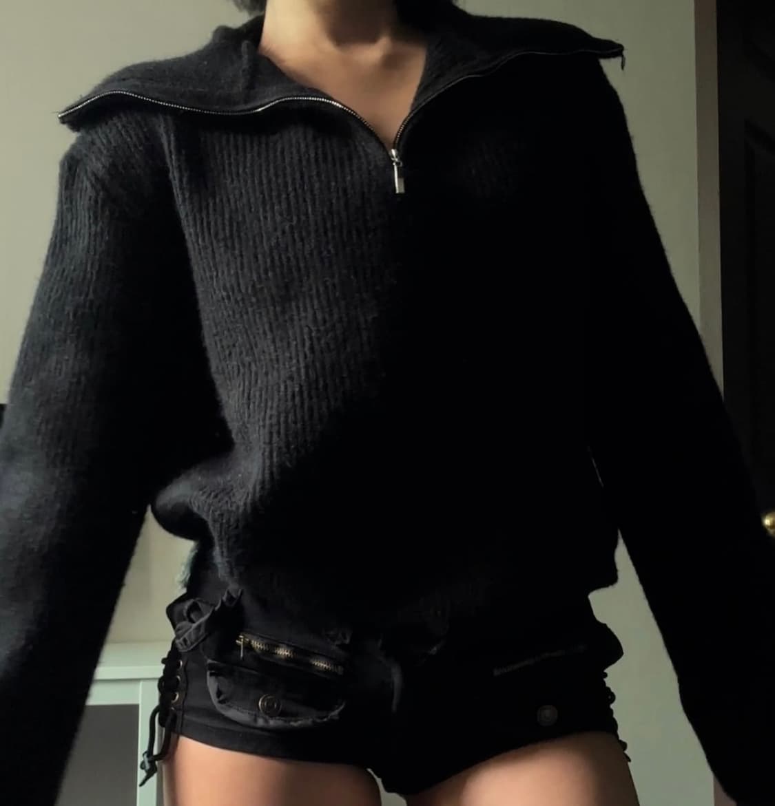 니트 반집업 상품이미지4