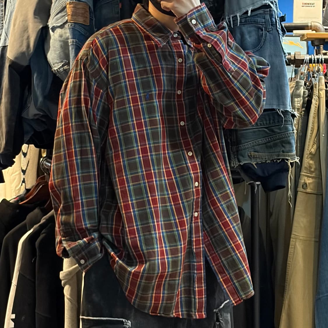 [No.9]Polo 폴로 체크 긴팔셔츠 상품이미지4