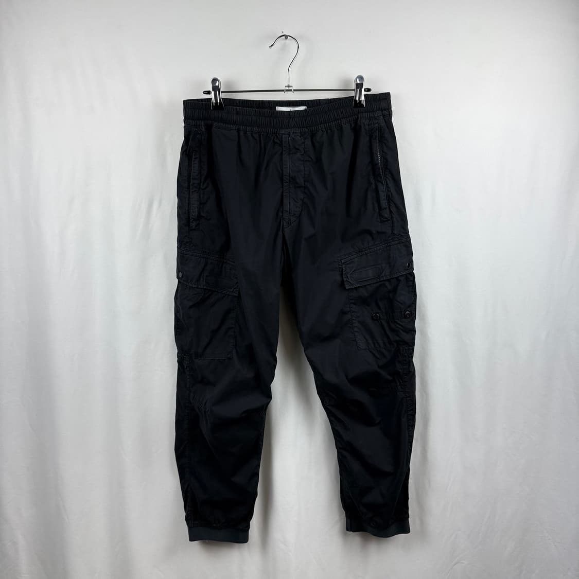(32) 스톤아일랜드 카고 조거 팬츠 블랙 상품이미지2